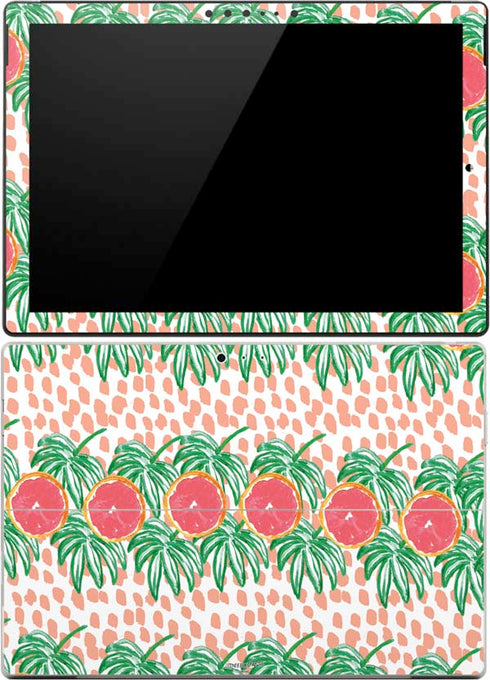 Bouffants and Broken Hearts Graphic Grapefruit Surface Pro (2017) Skin